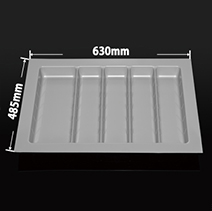 Bella Group Australia White Plastic Cutlery Tray 630mm x 485 x 50-0